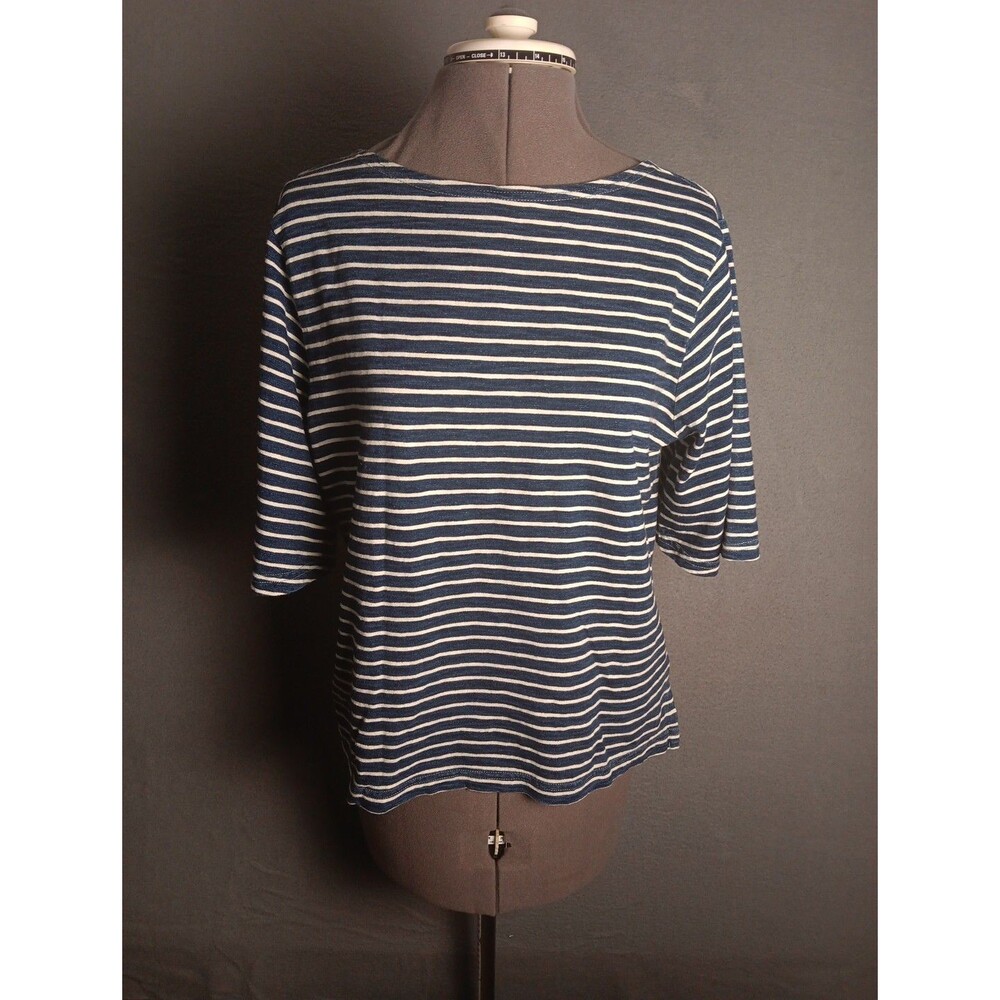 RRL Double RL Women’s Blue 3/4 Sleeve Tshirt Size 4 - Excellent Condition- $189